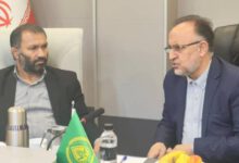 دیدار مدیرعامل شرکت صنایع چوب و کاغذ مازندران با رئیس سازمان نظام مهندسی کشاورزی و منابع طبیعی ایران