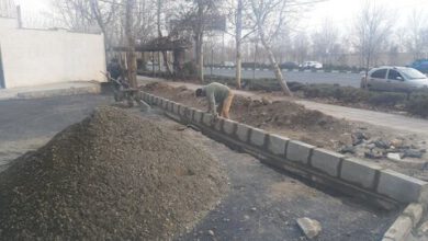 پیشرفت ۹۰ درصدی جدول‌گذاری و زیرسازی آسفالت در پروژه ماهان پارک