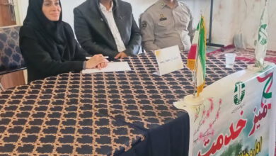 برگزاری میز خدمت محیط‌زیست در مصلی چهارباغ